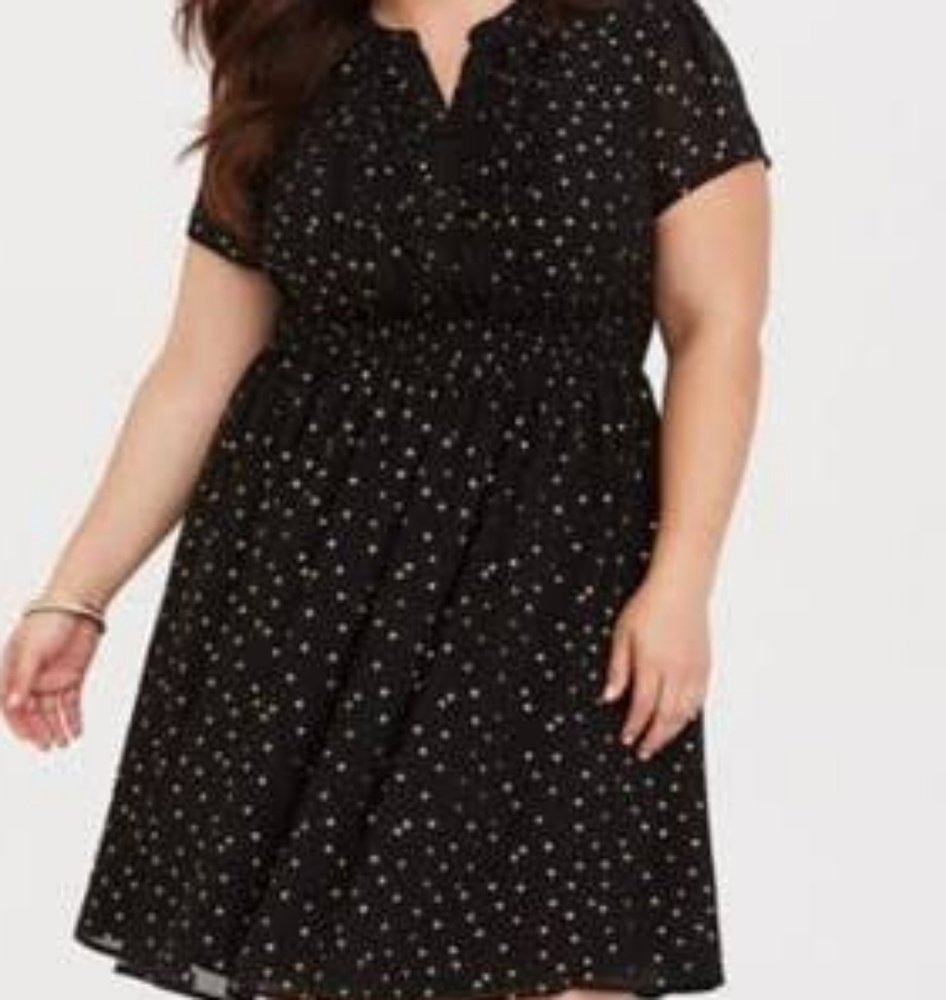 Torrid smocked skater dress